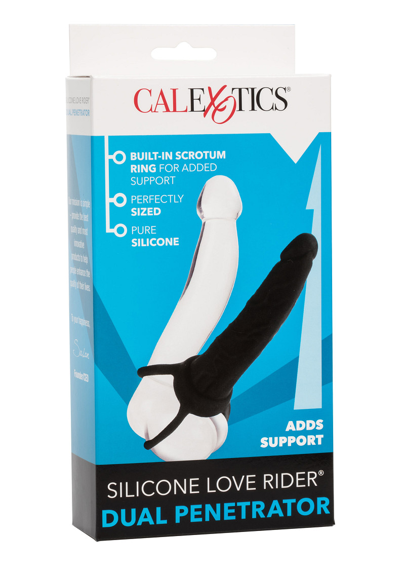 Dildo Nero anale indossabile per doppia penetrazione