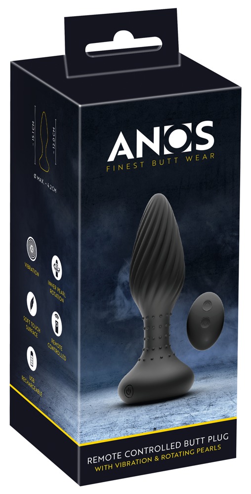 Butt Plug vibrante con telecomando