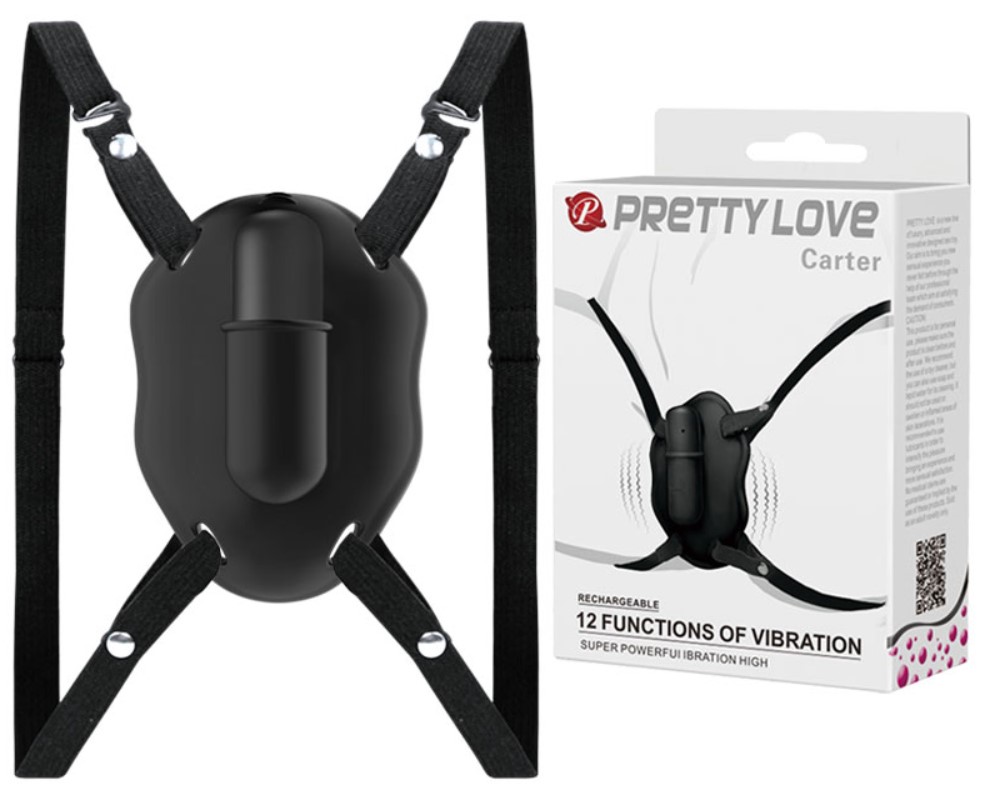 Stimolatore bullet per donna indossabile con cinghie regolabili 